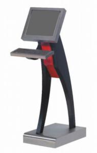 China Industrial Touch Screen Self Service Kiosk Robot Shape for Airports on sale 