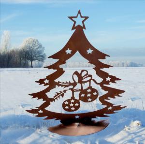 China Artificial Christmas Decoration Tree SGS Corten Garden Ornaments Bespoke on sale 