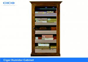 Compact Cigar Humidor Cabinet Customized Color High Efficient