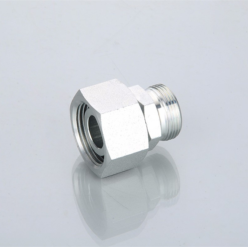 DIN Bite Type Reducer Tube Adaptor with Swivel Nut Carbon Steel Fitting 2c-W
