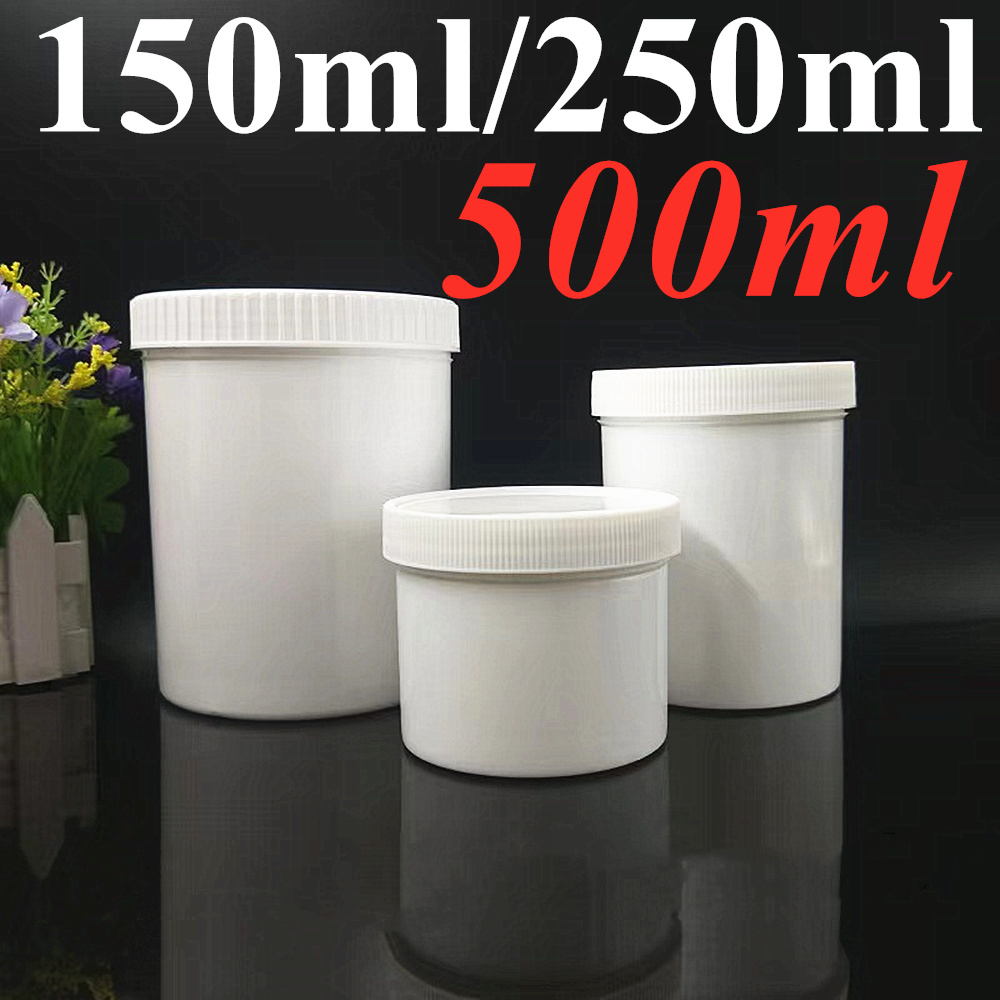 Cosmetic Packaging Skincare Size Color Customization 150g 250g 500g PP Cosmetic Plastic Ointment Cream Jars