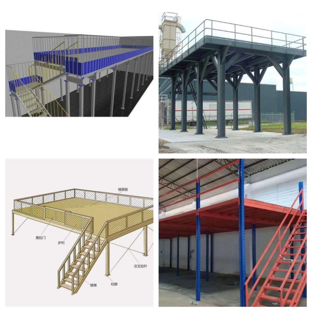 Steel Structure Platform Mezzanine Building Steel Structure Garret Steel Platform