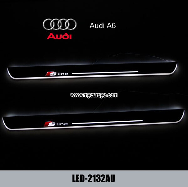 audi moving led door panel sill