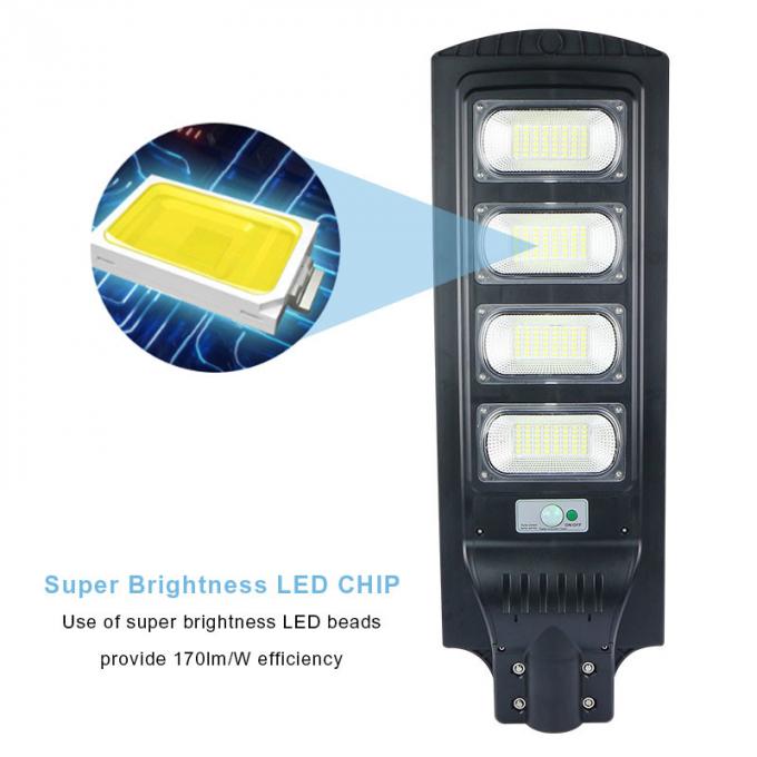 120w High Power LED Solar Street Light All In One 6500K Smd 2835 Streetlight LiFePO4 20Ah Battery 2