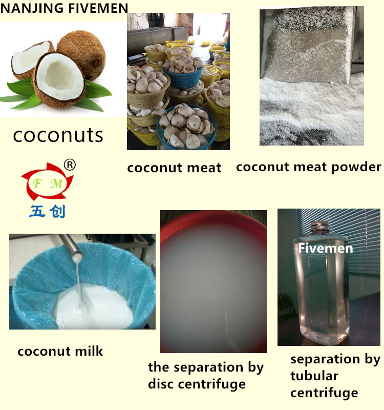 Disc stack virgin coconut oil centrifuge machine