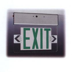 China Green Edge Lit Exit Sign on sale 