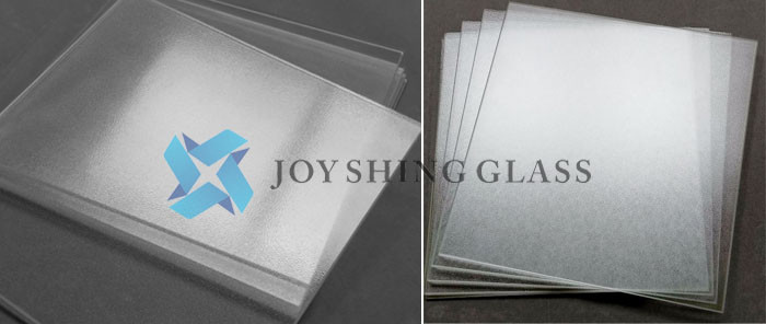 ultra clear patterned coated glass