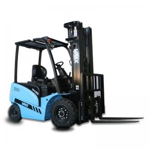 China Indoor Small Electric Warehouse Forklift Battery Powered With Forks Sideshift on sale 