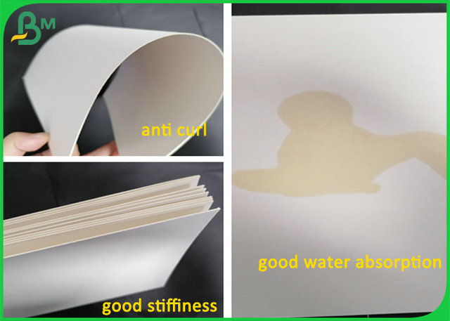  1mm thick non-slip white absorbent paper board for making beer mat 