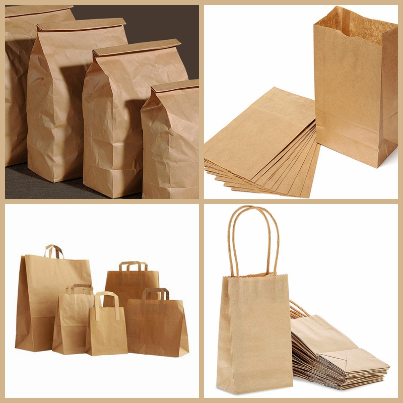 45gsm - 150gsm High Strength Natural Brown Kraft Paper For Bags Making