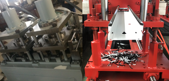 Punching part of T5 rolling machine
