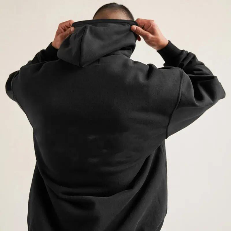 2023 Blank Hoodie Men&prime;s Custom Embroidered Logo Men&prime;s Thick Unisex Oversized Hoodie