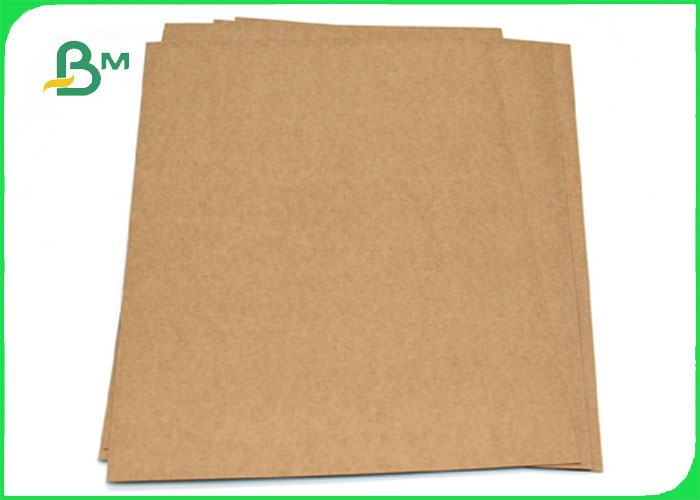 250gsm 300gsm 350gsm Brown Kraft Paper For Fast Food Package Good Stiffness