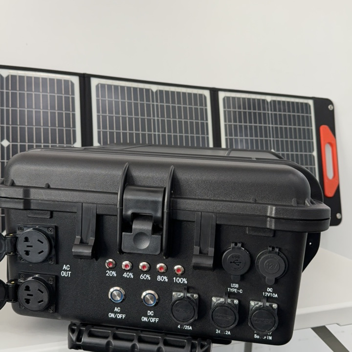 Solar Generator 3840wh Portable Power Station 4000W Outdoor Emergency Energy Storage