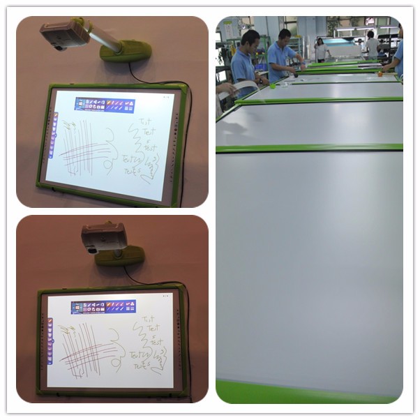 82 inch multi-touch finger touch whiteboard with gesture recognition and auto-calibration