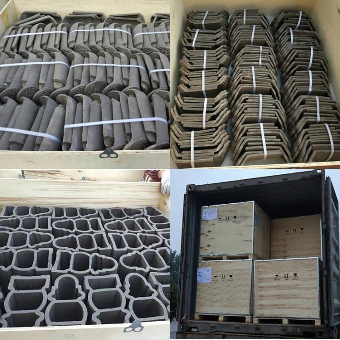 Fireproof Chinese Clay Grey Color Roof Tiles for China Pagoda Garden Building Easy Installation 4