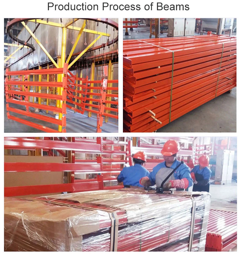 Customized Warehouse Heavy Duty Adjustable Metal Storage Stackable Steel Pallet Racking