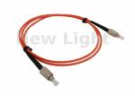 1m 3ft FC UPC - PVC de fibre optique du duplex 2.0mm de corde de correction de FC UPC pour Gigabit Ethernet