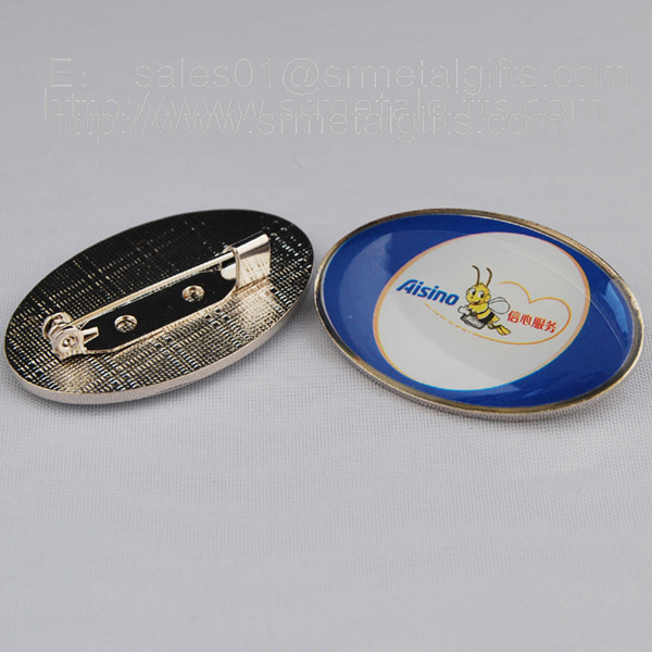 epoxy dome lapel pins for garment accessory