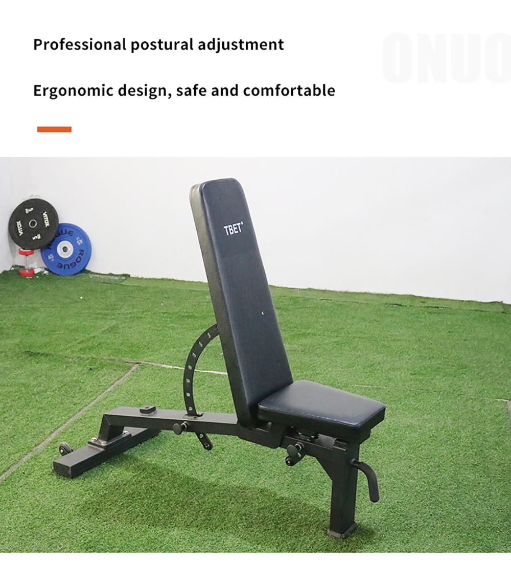 High Quality Multifunctional Home Supine Weightlifting Fitness Adjustable Stool Dumbbell Stool