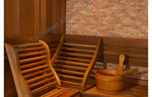 China Traditional sauna cabins , square cedar sauna for home / garden on sale 
