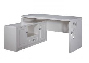 Contemporary Executive Desk For Home Office Wood Veneer Office
