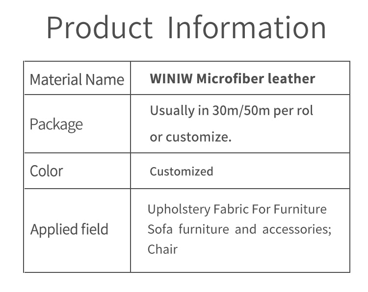 micro PU Leather For Sofa
