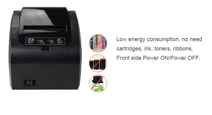 80MM Pos Thermal Receipt Printer with Lan Usb Serial Port Wifi