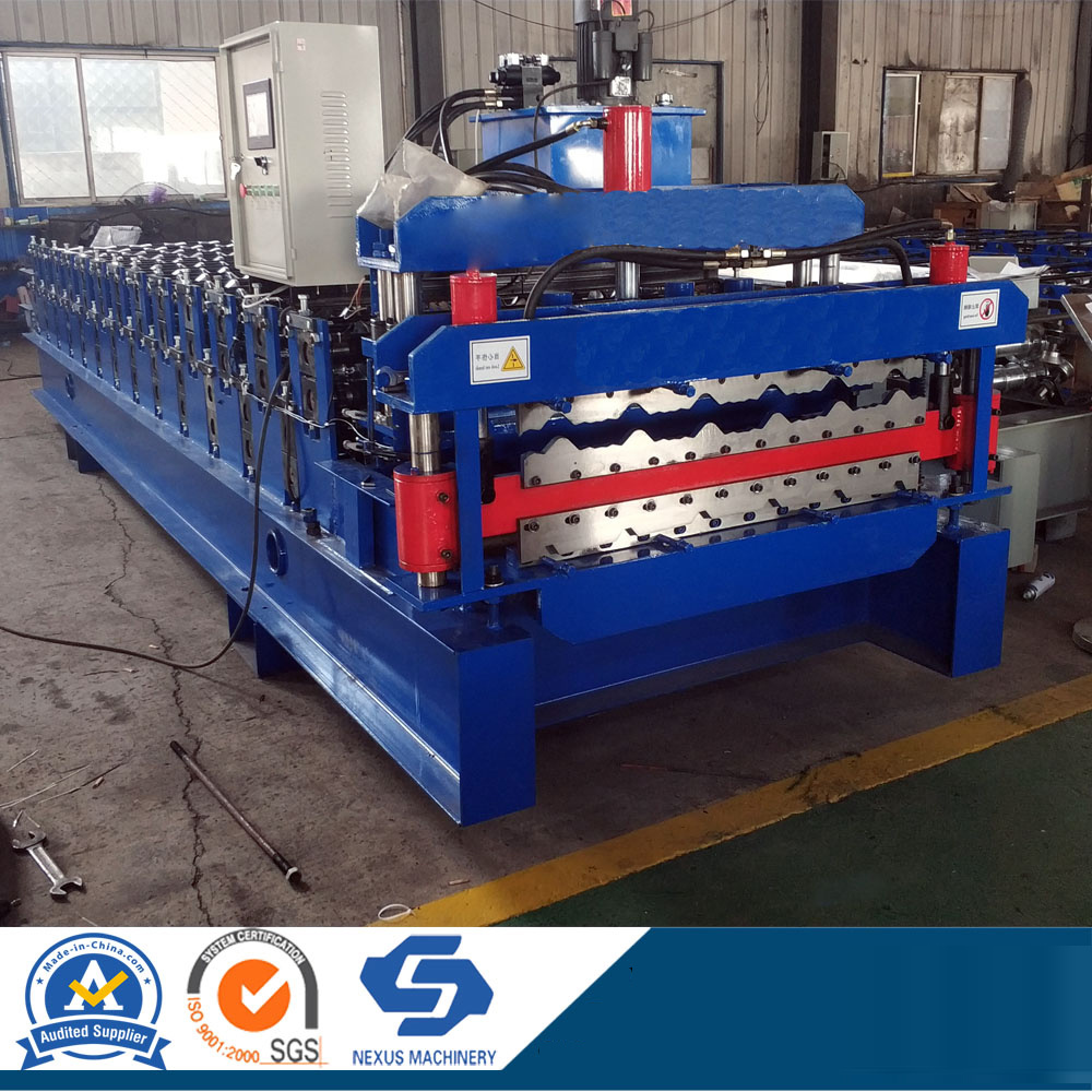 2 in 1 Double Layer Steel Roof Sheet Roll Forming Machine Made for Nigeria Market