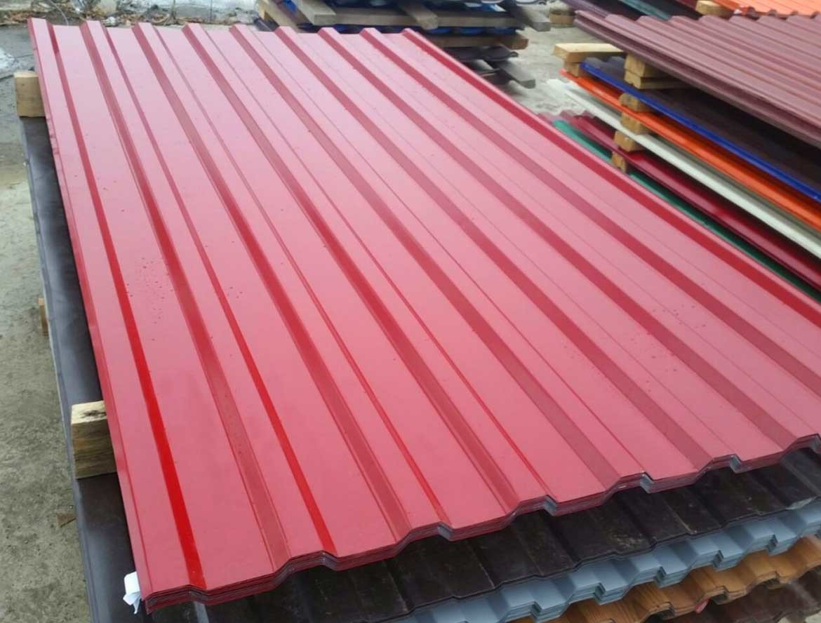 prepainted galvanized steel Red Color Coated Steel Roof Sheet PPGI PPGL