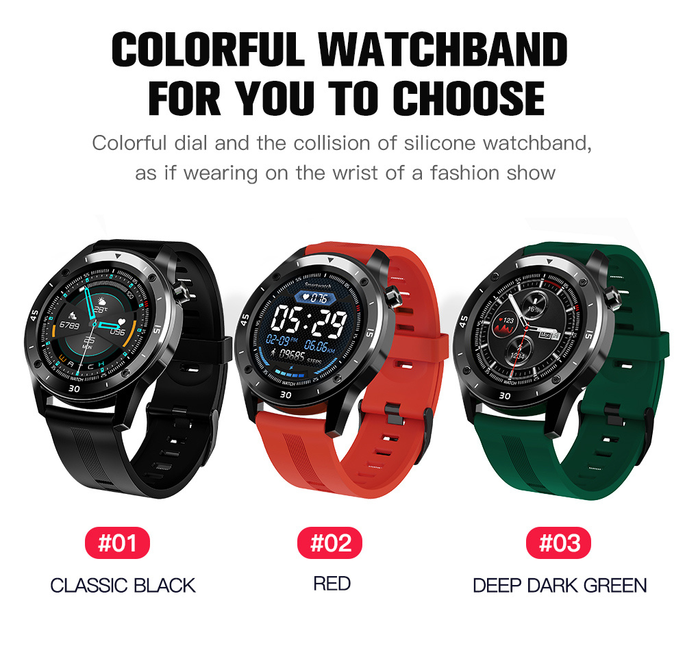Shenzhen Watch NFC Factory Wholesaler F20 Green Temperature Smart Bracelet Band Silicone Strap Bluetooth Health Track for Smartphones