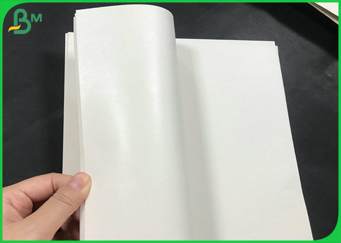 PE Gloss / Matt Coated 30g - 400g White Kraft Paper Board For Wrapping Eatables