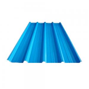 China Smooth And Flat Color Coated Roofing Sheets / Metal Roof Tiles For Houses on sale 