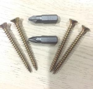 Double Csk Head Pozi Chipboard Screws Saw Thread For Wood