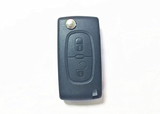 CE0536 Peugeot 207 Key Fob , Remote Control Complete 2 Buttons Peugeot 307 Key Fob