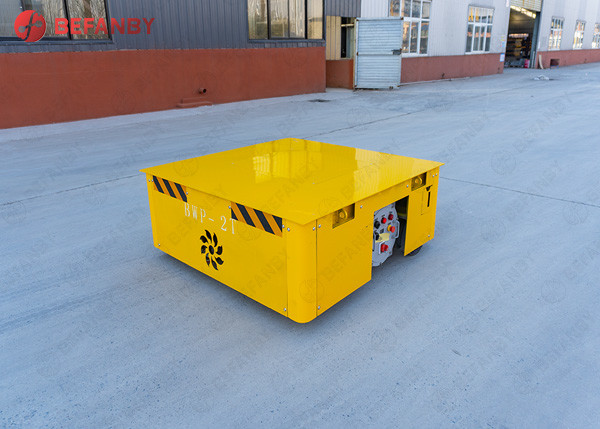 3 Ton Steerable Battery Trackless Transfer Cart