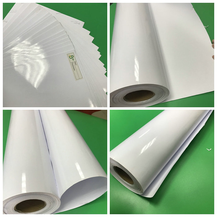 Single Sided RC Coated Inkjet Photographic Photo Paper Rolls for Poster