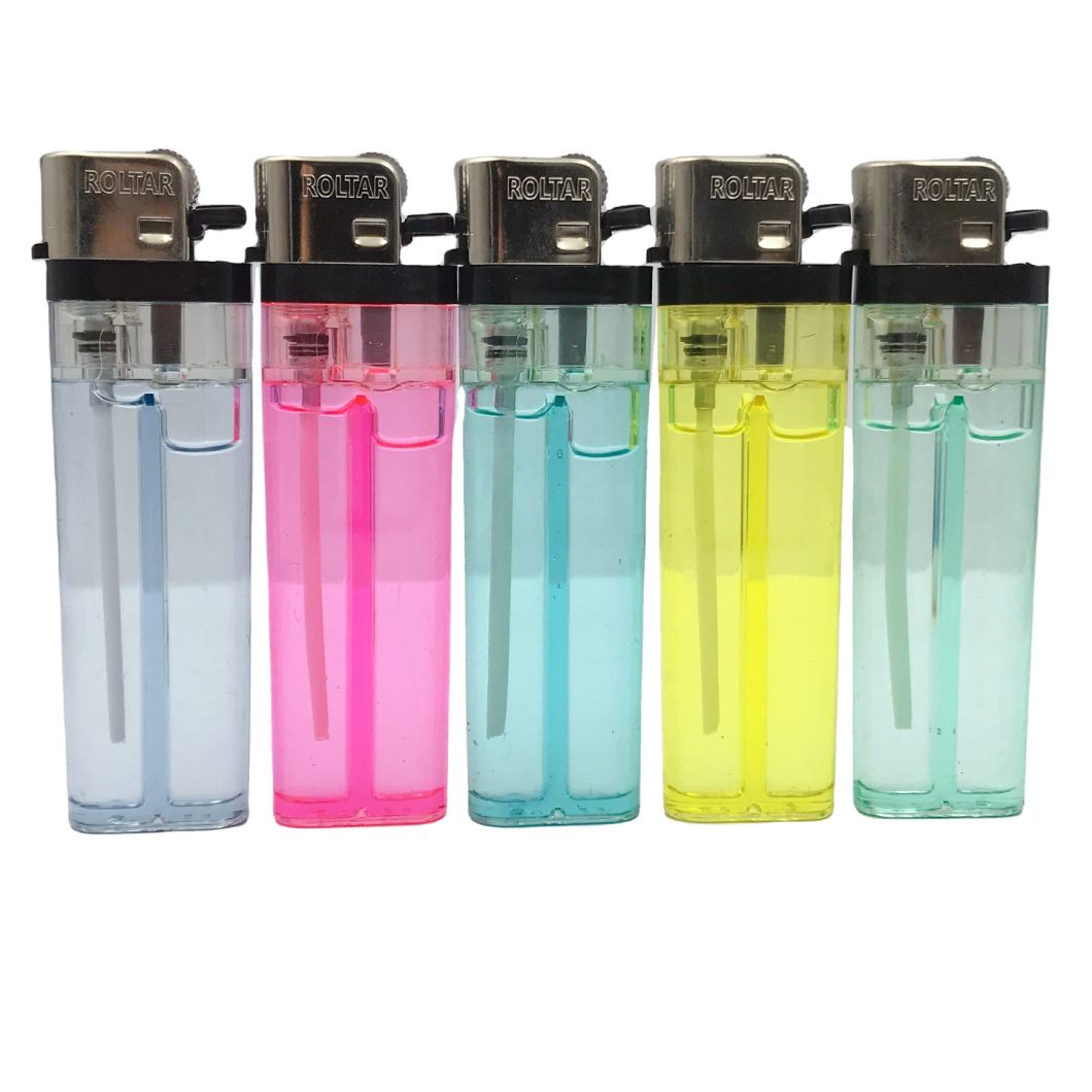 Dy-016 Meet EUR Standard Premium Customized Transparent Flint Gas Lighter