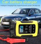 Car Battery Automatic Charger 12v 6A Pulse Repair 12v Lead Acid Battery Charger 12 Volt Auto Charger Led Display