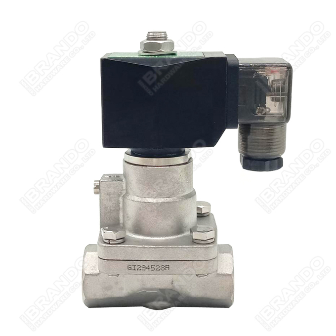 1/2'' Steam Hot Water Stainless Steel Solenoid Valve 2 Way Normally Closed 24V 220V 9