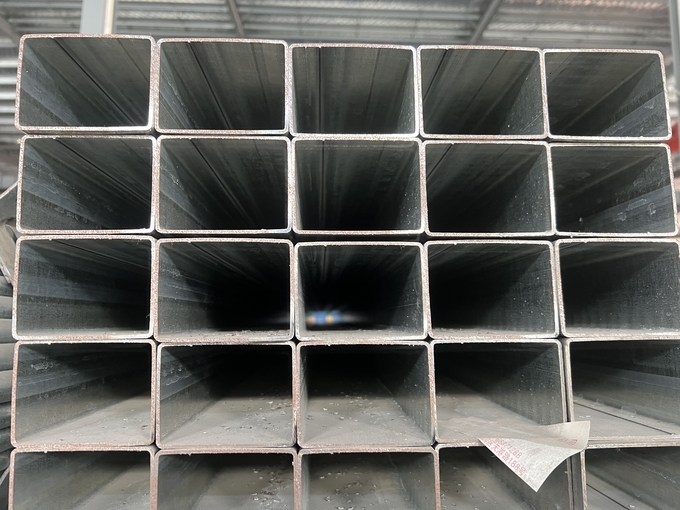Hot Dipped Weld Galvanized Steel Square Tube Pipe ASTM Q195 Q235 Q345 75x75 0
