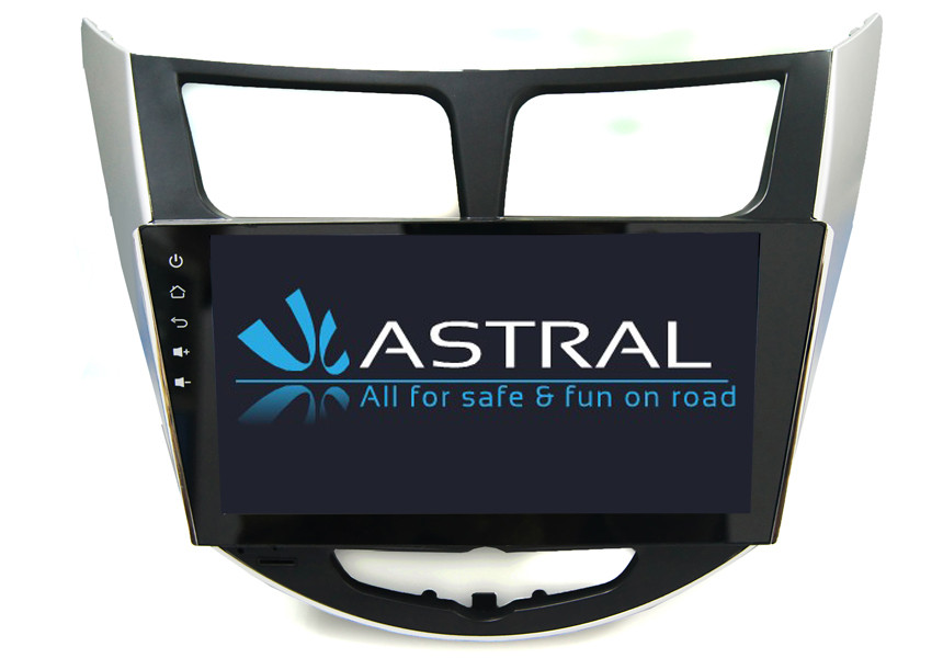 Android 2 Din Radio System for Hyundai Verna Accent Solaris Car Video Audio Player