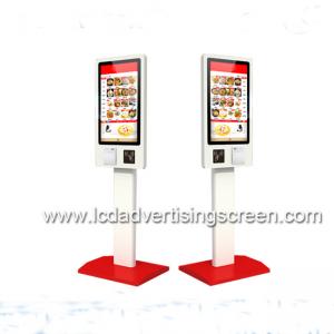 China Android Self Service Kiosk 350cd/M2 Brightness With Aluminum Floor Standing Bracket on sale 