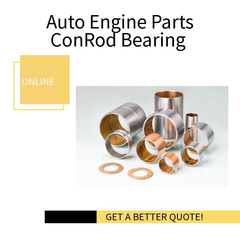 BIMETAL BEARING BUSHES Auto Engine Parts Con Rod Bimetal Bearing Bushings