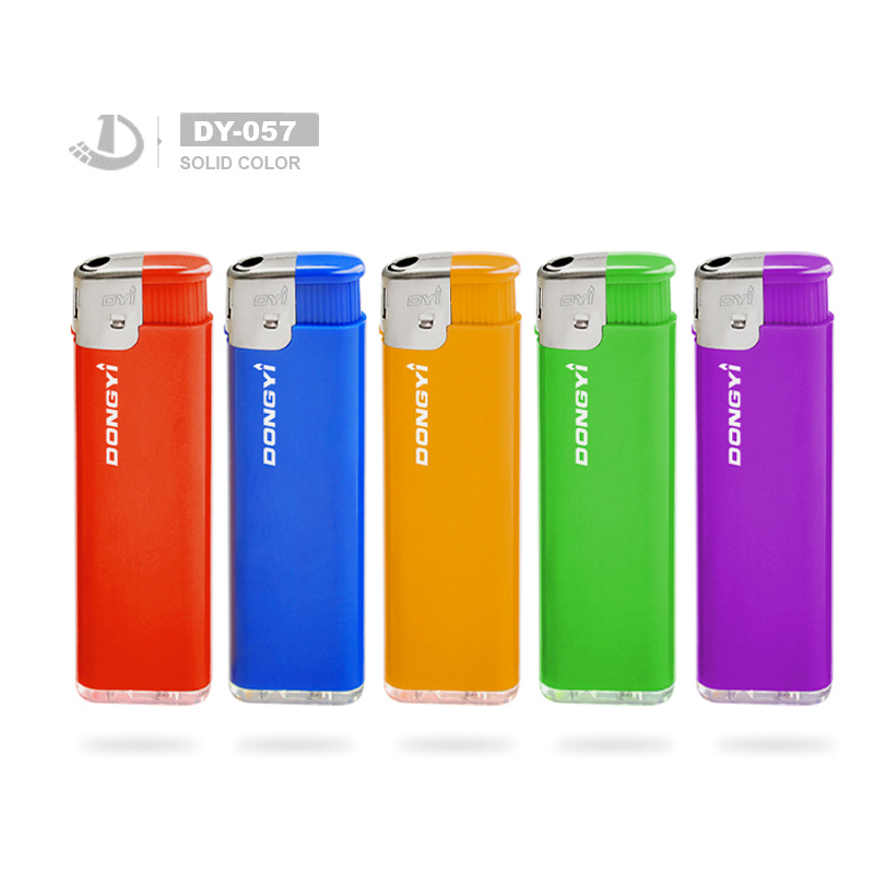China Wholesale Custom Cigarette Butane Gas Plastic Electric Disposable Lighter