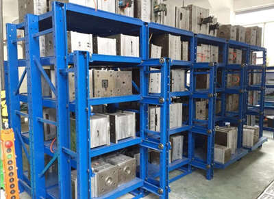 3100 x 600 x 2000 Regular Industrial Q235 Steel Mold Racking Systems with Crane