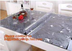 Diy Round Pvc Table Cover Protector Desk Mat Table Cloth Pvc