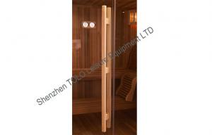 China Solid wood sauna cabins , electric traditional sauna room for dry sauna on sale 