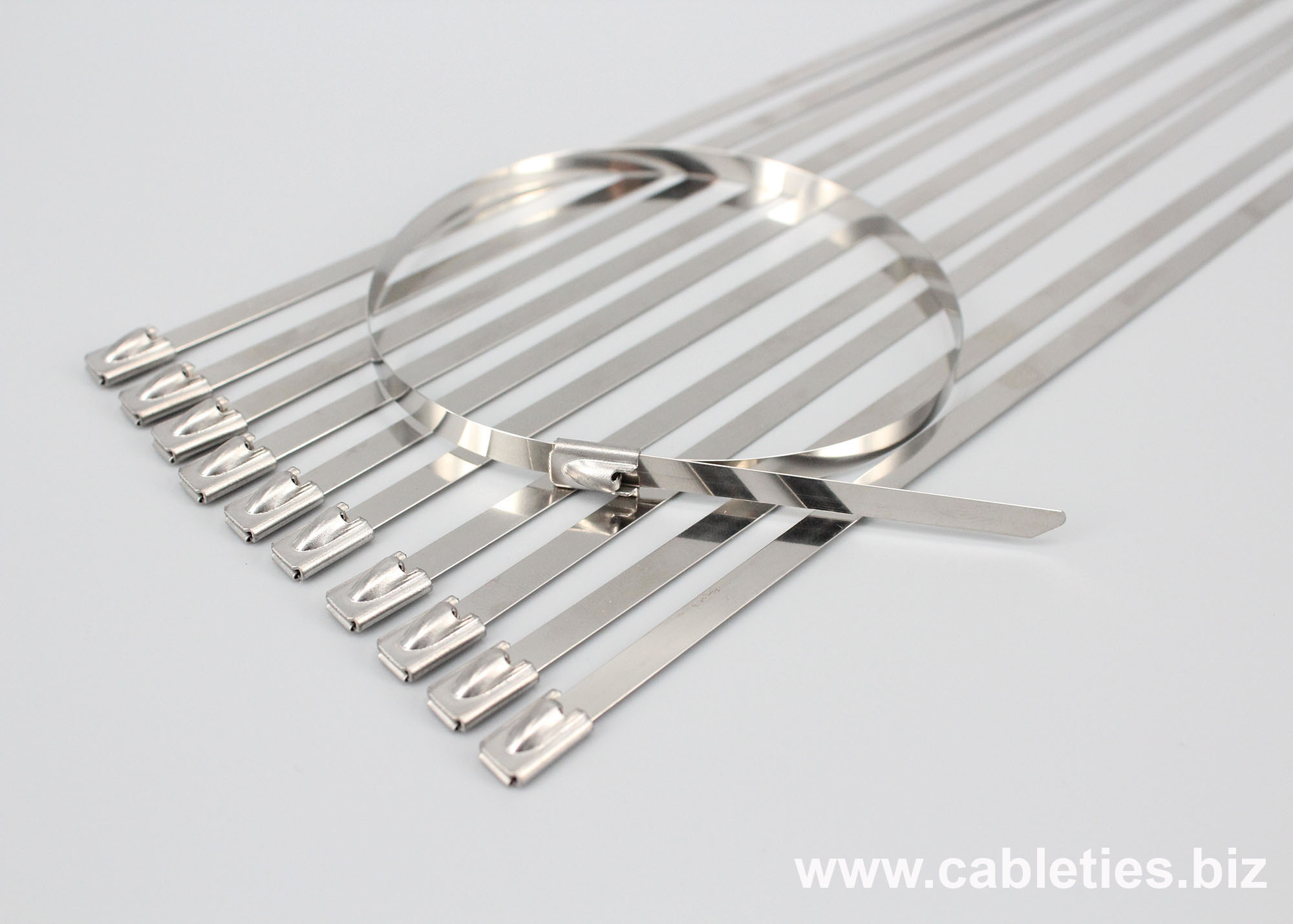 Ball locking Stainless steel cable ties