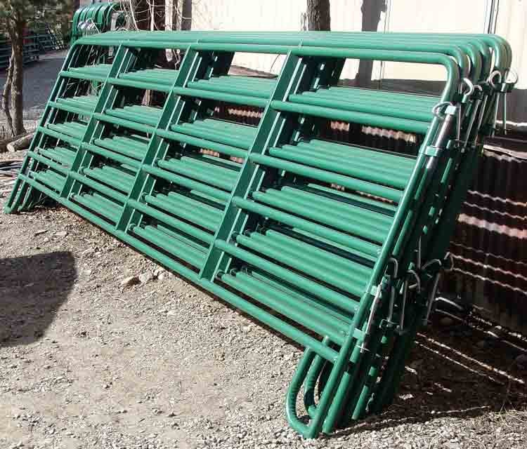 Heavy duty oval rail hot dip galvanized steel cattle panel / livestock panels